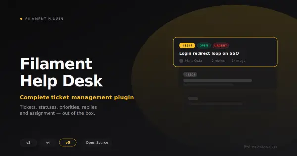 Filament Help Desk
